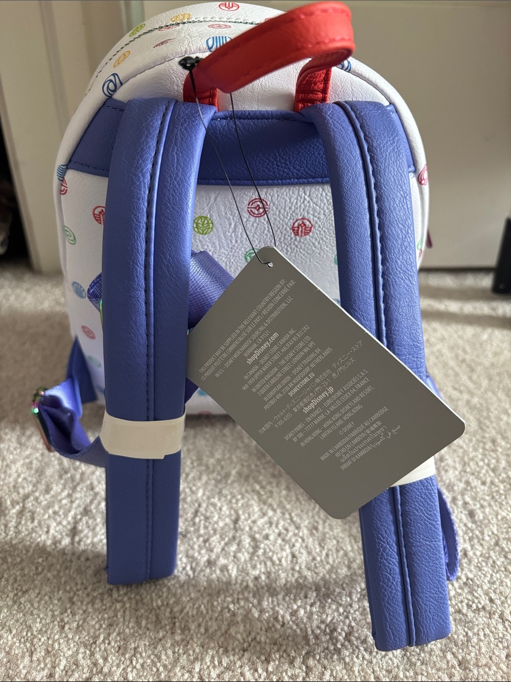 Disney Parks EPCOT 40th Anniversary Loungefly Backpack (NEW WITH TAG) - Picture 2 of 5